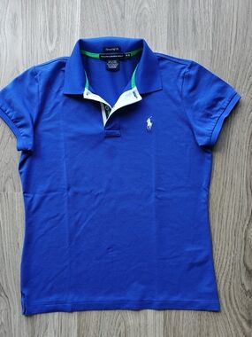 Ralph Lauren Polo Blue Women's Short Sleeve Polo